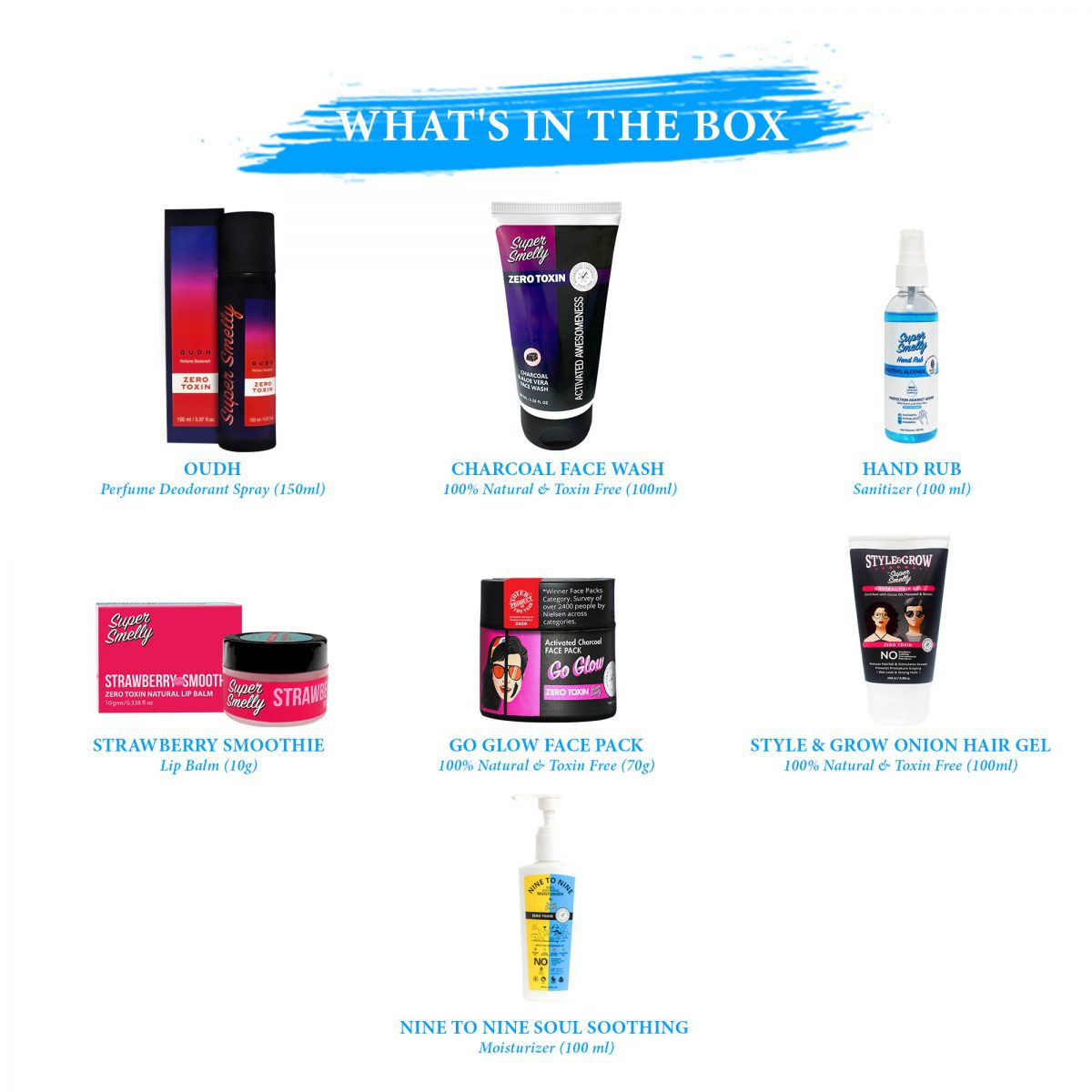 Buy supersmelly personal care gift sets | Buy supersmelly beauty gift hampers for her india