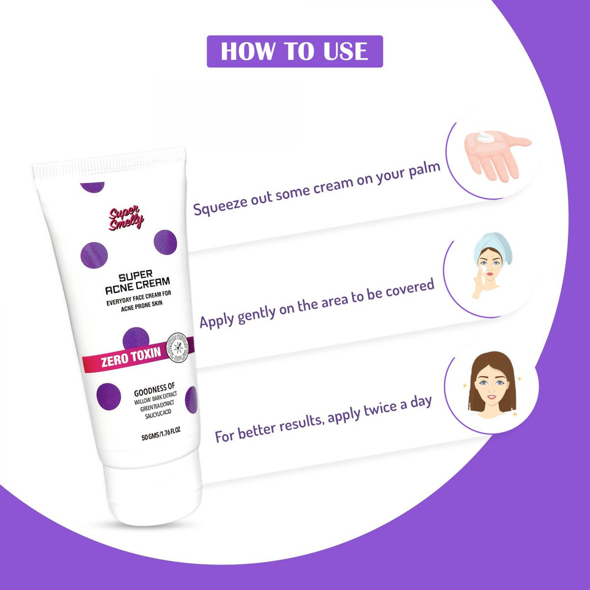 buy acne cream for oily skin | Acne cream online buy | supersmelly acne cream buy online